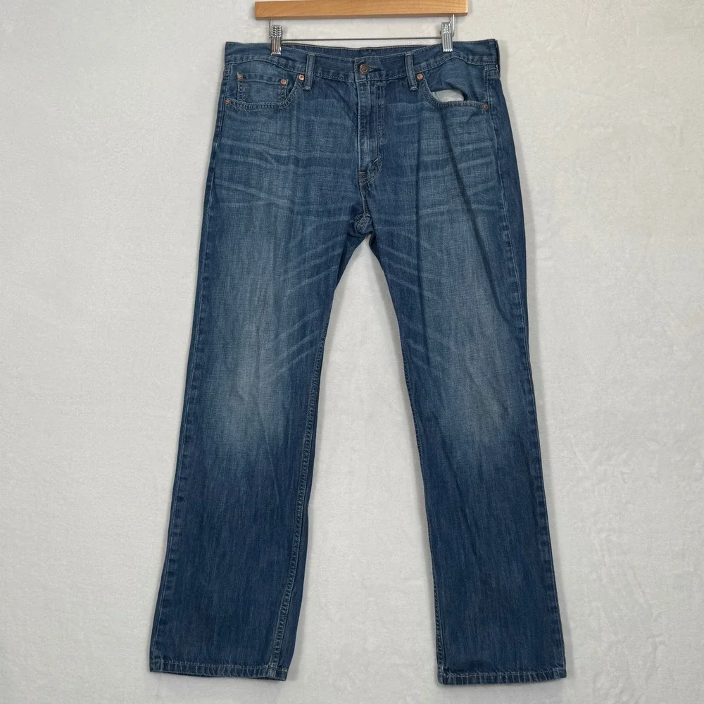 Levi's Blue 559 Relaxed Straight Jeans 36x32